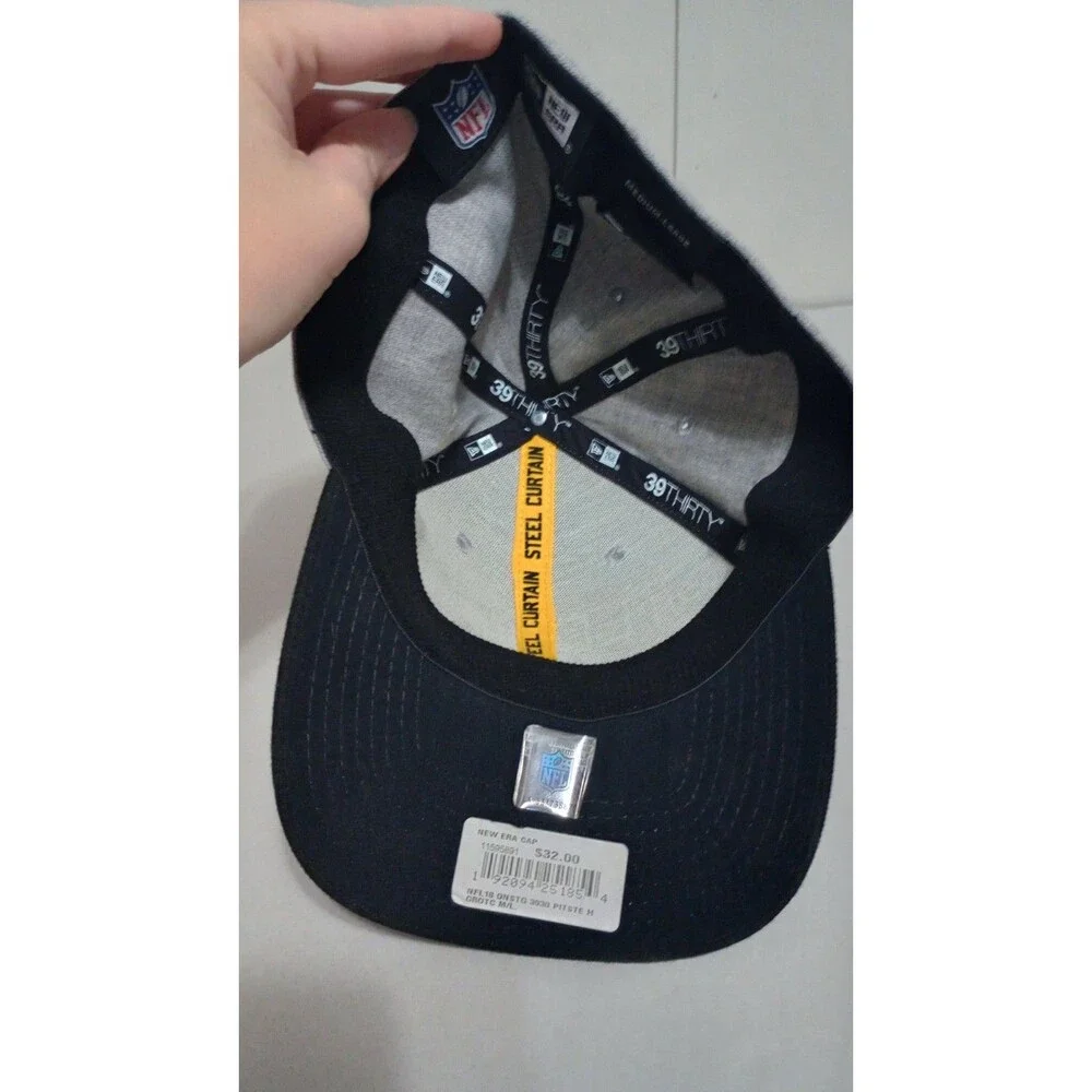 Steel City Pittsburg Steelers NFL New Era 59Fifty Men's Hat Size Medium Large